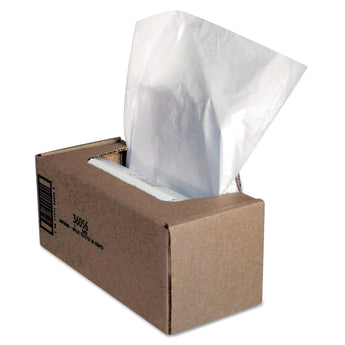 FELLOWES MFG. CO. Shredder Waste Bags, 25 gal Capacity, 50/Carton