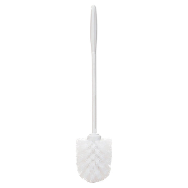 RUBBERMAID COMMERCIAL PROD. Toilet Bowl Brush, 10" Handle, White