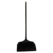 RUBBERMAID COMMERCIAL PROD. Lobby Pro Upright Dustpan with Wheels, 12.5w x 37h, Polypropylene with Vinyl Coat, Black