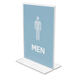DEFLECTO CORPORATION Classic Image Double-Sided Sign Holder, 5 x 7 Insert, Clear
