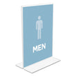 DEFLECTO CORPORATION Classic Image Double-Sided Sign Holder, 5 x 7 Insert, Clear