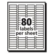 Matte Clear Easy Peel Mailing Labels w/ Sure Feed Technology, Laser Printers, 0.5 x 1.75, Clear, 80/Sheet, 25 Sheets/Box Flipcost Flipcost