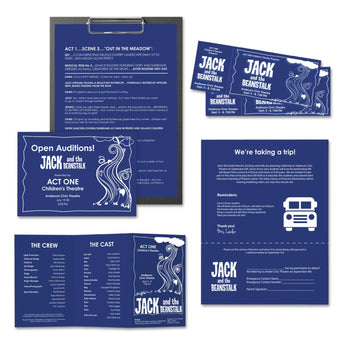 Color Paper, 24 lb Bond Weight, 8.5 x 11, Blast-Off Blue, 500/Ream