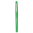 SANFORD Point Guard Flair Felt Tip Porous Point Pen, Stick, Medium 0.7 mm, Green Ink, Green Barrel, Dozen