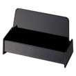 UNIVERSAL OFFICE PRODUCTS Business Card Holder, Holds 50 2 x 3.5 Cards, 3.75 x 1.81 x 1.38, Plastic, Black