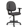 ALERA Alera Essentia Series Swivel Task Chair with Adjustable Arms, Supports Up to 275 lb, 17.71" to 22.44" Seat Height, Black