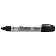 SANFORD Durable Metal Barrel Permanent Marker, Broad Chisel Tip, Black