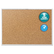 QUARTET MFG. Classic Series Cork Bulletin Board, 96 x 48, Tan Surface, Silver Anodized Aluminum Frame