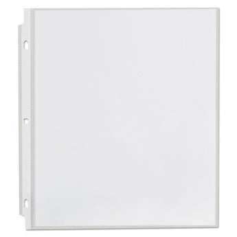 UNIVERSAL OFFICE PRODUCTS Top-Load Poly Sheet Protectors, Standard, Letter, Clear, 100/Box