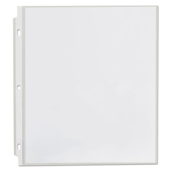 UNIVERSAL OFFICE PRODUCTS Top-Load Poly Sheet Protectors, Standard, Letter, Clear, 100/Box