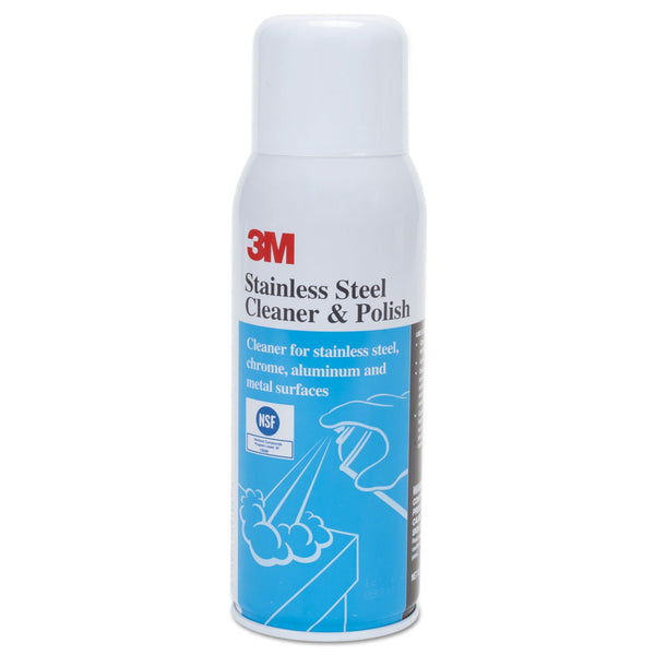 3M/COMMERCIAL TAPE DIV. Stainless Steel Cleaner and Polish, Lime Scent, 10 oz Aerosol Spray