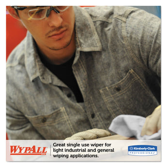 X90 Cloths, BRAG Box, 2-Ply, 11.1 x 16.8, Denim Blue, 136/Carton