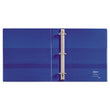 AVERY PRODUCTS CORPORATION Heavy-Duty Non-View Binder with DuraHinge and One Touch EZD Rings, 3 Rings, 1" Capacity, 11 x 8.5, Blue