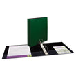 Durable Non-View Binder with DuraHinge and Slant Rings, 3 Rings, 2" Capacity, 11 x 8.5, Green Flipcost Flipcost