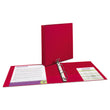 Durable Non-View Binder with DuraHinge and Slant Rings, 3 Rings, 1.5" Capacity, 11 x 8.5, Red Flipcost Flipcost