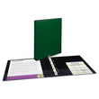 Durable Non-View Binder with DuraHinge and Slant Rings, 3 Rings, 1" Capacity, 11 x 8.5, Green Flipcost Flipcost