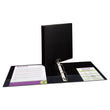 Durable Non-View Binder with DuraHinge and Slant Rings, 3 Rings, 1.5" Capacity, 11 x 8.5, Black Flipcost Flipcost