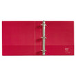 Durable Non-View Binder with DuraHinge and Slant Rings, 3 Rings, 1.5" Capacity, 11 x 8.5, Red Flipcost Flipcost