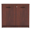 ALERA Alera Valencia Series Storage Cabinet, 34.13w x 22.78d x 29h, Medium Cherry