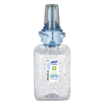 GO-JO INDUSTRIES Advanced Hand Sanitizer Green Certified Gel Refill, For ADX-7 Dispensers, 700 mL, Fragrance-Free, 4/Carton