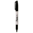 SANFORD Fine Tip Permanent Marker, Fine Bullet Tip, Black, Dozen