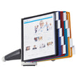 DURABLE OFFICE PRODUCTS CORP. SHERPA Desk Reference System, 10 Panels, 10 x 5.63 x 13.88, Assorted Borders