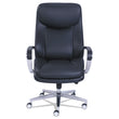 LA-Z-BOY CHAIR COMPANY Commercial 2000 Big/Tall Executive Chair, Supports Up to 400 lb, 20.5" to 23.5" Seat Height, Black Seat/Back, Silver Base