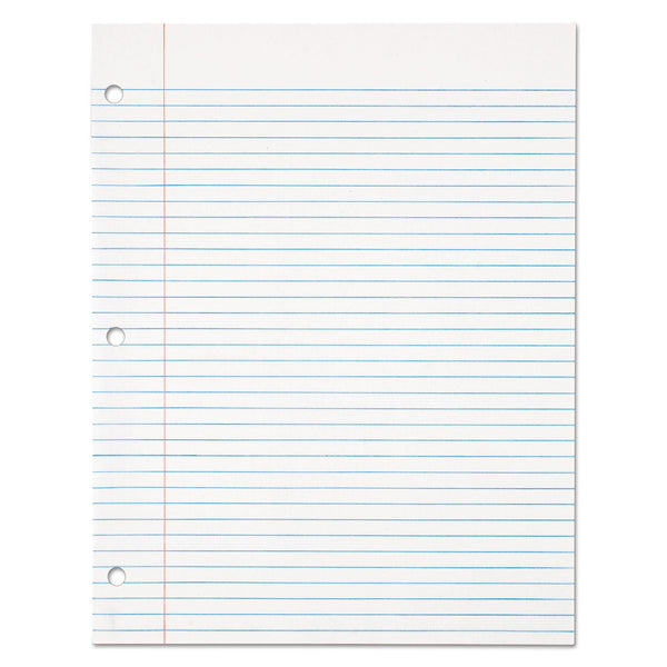 TOPS BUSINESS FORMS Filler Paper, 3-Hole, 8.5 x 11, Medium/College Rule, 500/Pack