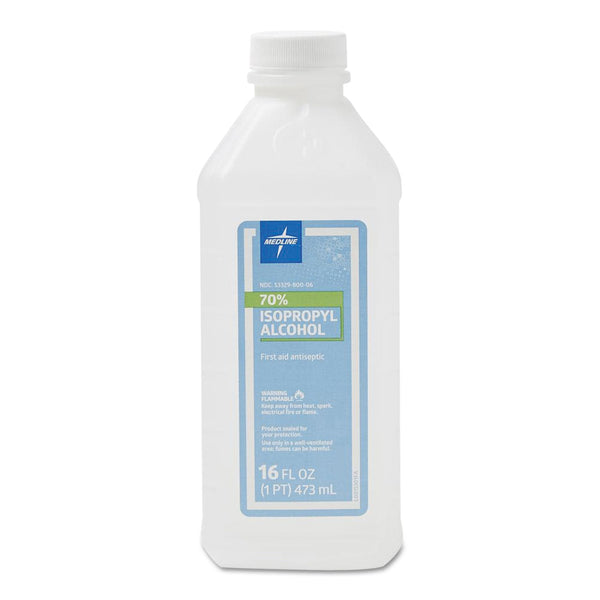 MEDLINE INDUSTRIES, INC. Isopropyl Rubbing Alcohol, 16 oz Bottle