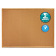 QUARTET MFG. Classic Series Cork Bulletin Board, 96 x 48, Tan Surface, Oak Fiberboard Frame