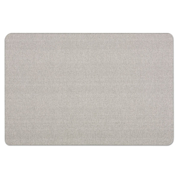 Oval Office Fabric Board, 48 x 36, Gray Surface