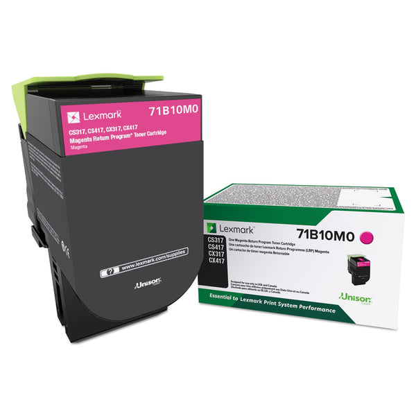LEXMARK INT'L, INC. 71B10M0 Unison Toner, 2,300 Page-Yield, Magenta