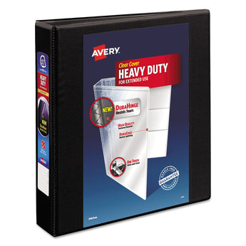 AVERY PRODUCTS CORPORATION Heavy-Duty View Binder with DuraHinge and One Touch EZD Rings, 3 Rings, 1.5