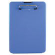 Saunders SlimMate Storage Clipboard, 0.5" Clip Capacity, Holds 8.5 x 11 Sheets, Blue