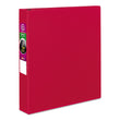 Durable Non-View Binder with DuraHinge and Slant Rings, 3 Rings, 1.5" Capacity, 11 x 8.5, Red Flipcost Flipcost