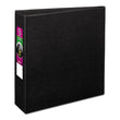 Durable Non-View Binder with DuraHinge and Slant Rings, 3 Rings, 3" Capacity, 11 x 8.5, Black Flipcost Flipcost