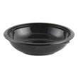 ANCHOR PACKAGING Crystal Classics Bowl, 32 oz, 8.5" Diameter, 2.14"h, Black, Plastic, 300/Carton