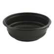 ANCHOR PACKAGING MicroRaves Incredi-Bowl Base, 16 oz, 5.75" Diameter x 2.02"h, Black, Plastic, 250/Carton
