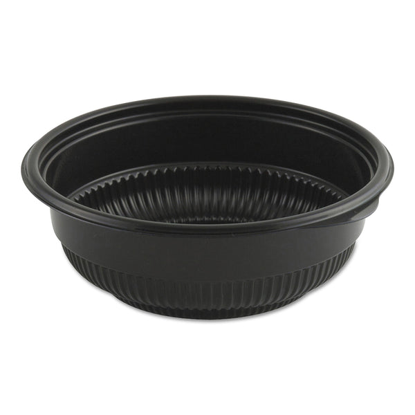 ANCHOR PACKAGING MicroRaves Incredi-Bowl Base, 16 oz, 5.75" Diameter x 2.02"h, Black, Plastic, 250/Carton
