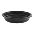 ANCHOR PACKAGING MicroRaves Incredi-Bowl Base, 24 oz, 8.5" Diameter x 1.51"h, Black, Plastic, 150/Carton
