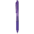 PENTEL OF AMERICA EnerGel-X Gel Pen, Retractable, Medium 0.7 mm, Violet Ink, Translucent Violet/Violet Barrel, Dozen