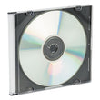 INNOVERA CD/DVD Slim Jewel Cases, Clear/Black, 25/Pack