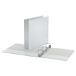 UNIVERSAL OFFICE PRODUCTS Economy Round Ring View Binder, 3 Rings, 2" Capacity, 11 x 8.5, White
