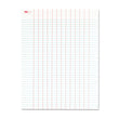 TOPS™ Data Pad with Plain Column Headings, Data/Lab-Record Format, 13 Columns, 8.5 x 11, White, 50 Sheets