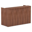 ALERA Alera Valencia Series Reception Desk with Transaction Counter, 71" x 35.5" x 42.5", Modern Walnut