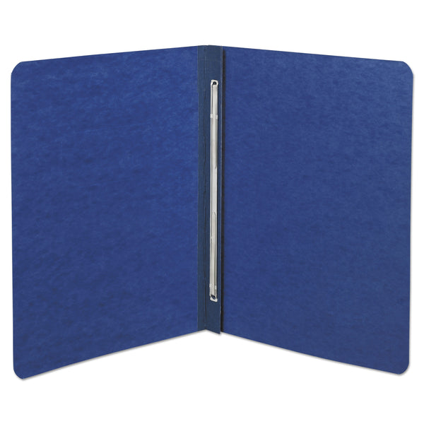 ACCO PRESSTEX Report Cover with Tyvek Reinforced Hinge, Side Bound, Two-Piece Prong Fastener, 3" Capacity, 8.5 x 11, Dark Blue