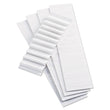 TOPS BUSINESS FORMS Blank Inserts For Hanging File Folders, Compatible with 42 Series Tabs, 1/5-Cut, White, 2" Wide, 100/Pack