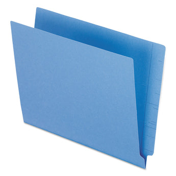 TOPS BUSINESS FORMS Colored End Tab Folders with Reinforced Double-Ply Straight Cut Tabs, Letter Size, 0.75