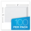 BUSINESS FORMS Unruled Index Cards, 5 x 8, White, 100/Pack