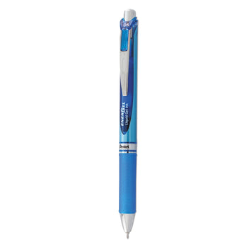 PENTEL OF AMERICA EnerGel RTX Gel Pen, Retractable, Fine 0.5 mm Needle Tip, Blue Ink, Blue/Light Blue Barrel